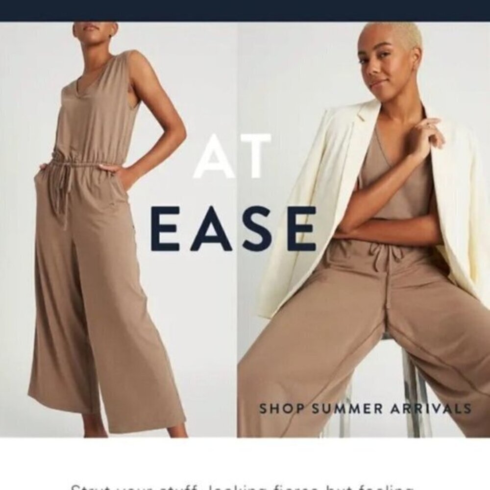 Kit and Ace At Ease Jumpsuit Women Size Large